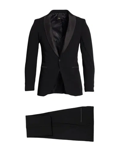 Mulish Man Suit Black Size 34 Polyester, Viscose, Elastane