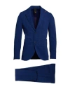 Mulish Man Suit Blue Size 36 Polyester, Viscose, Elastane