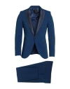 Mulish Man Suit Blue Size 36 Polyester, Viscose, Elastane In Brown