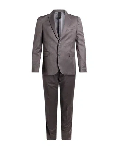 Mulish Man Suit Grey Size 34 Polyester, Viscose, Elastane In Gray