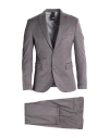 Mulish Man Suit Grey Size 50 Polyester, Viscose, Elastane In Gray