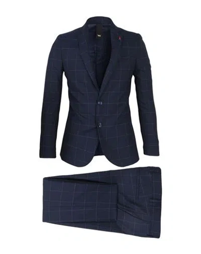 Mulish Man Suit Midnight Blue Size 36 Polyester, Viscose, Elastane