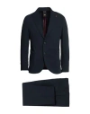 Mulish Man Suit Midnight Blue Size 50 Polyester, Viscose, Elastane In Blue