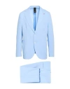 Mulish Man Suit Sky Blue Size 48 Polyester, Viscose, Elastane