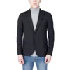 Mulish Polyester Men's Blazer In Black
