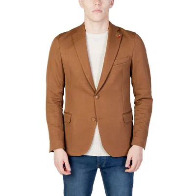 Mulish Polyester Men's Blazer In Brown