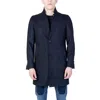 Mulish Polyester Men's Coat In Blue