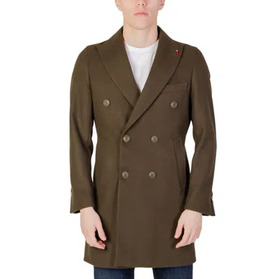 Mulish Polyester Men's Coat In Brown
