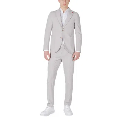 Mulish Polyester Men's Waistcoat In Gray