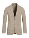 Mulish Premium Man Blazer Grey Size 36 Cotton, Elastane In Gray