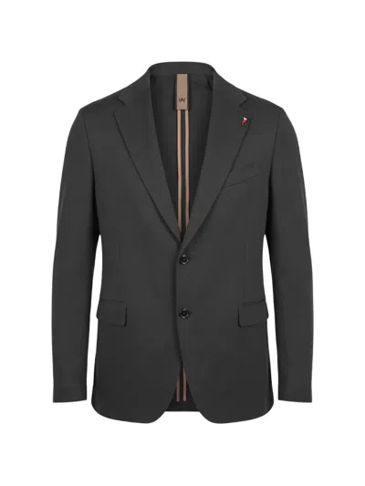 Mulish Single-breasted Cotton Suit In Black