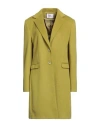 Mulish Woman Coat Lime Green Size 10 Polyester, Viscose In Green