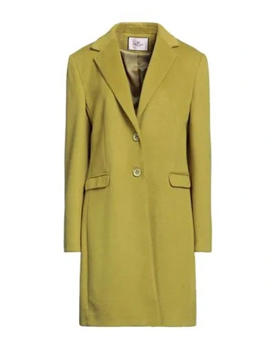 Mulish Woman Coat Lime Green Size 10 Polyester, Viscose