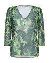 Mulish Woman Blouse Acid Green Size 12 Polyester