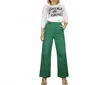 Mulla Cotton Twill Wide Leg Pants In Green In Multi