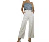 Mulla Cotton Twill Wide Leg Pants In Ivory In White