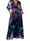 Mulla Pleated Pocket Jumpsuit In Black In Black