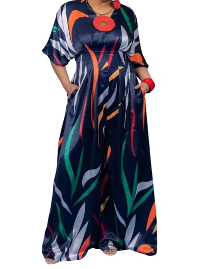 Mulla Pleated Pocket Jumpsuit In Black