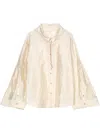 Muller Of Yoshiokubo Big Sleeve Blouse In Neutrals