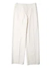 Muller Of Yoshiokubo Bumpy Button-fastening Cotton Trousers In Neutral