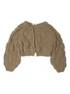 Muller Of Yoshiokubo Chunky-knit Cardigan In Brown