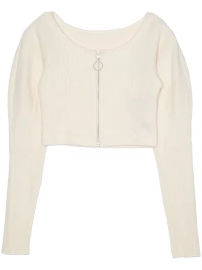 Muller Of Yoshiokubo Cropped Top In Neutrals