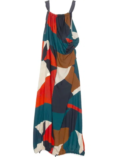 Muller Of Yoshiokubo Midikleid Mit Geometrischem Print