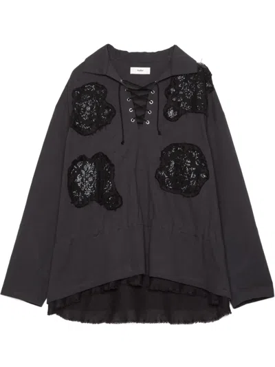 Muller Of Yoshiokubo Glare Top In Black