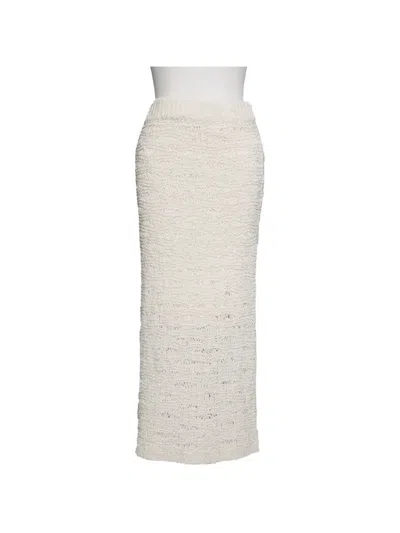 Muller Of Yoshiokubo Gourd Maxi Skirt In White
