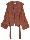 Muller Of Yoshiokubo Grain Mohair-blend Coat In Brown
