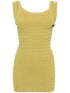 Muller Of Yoshiokubo Intarsia-knit Tank Top In Green