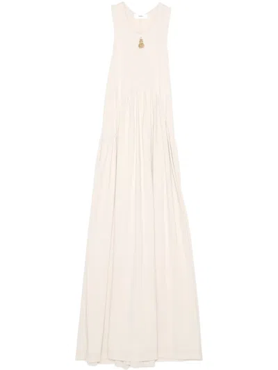 Muller Of Yoshiokubo Jersey Maxi Dress In Neutrals