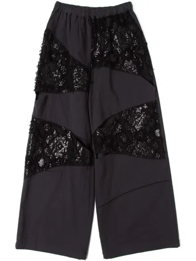Muller Of Yoshiokubo Lace-panel Trousers