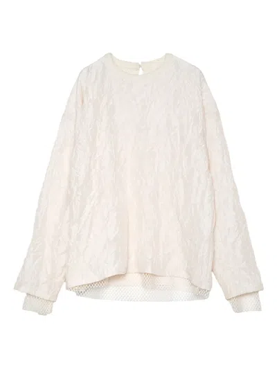 Muller Of Yoshiokubo Mesh Reversible Top In Neutral