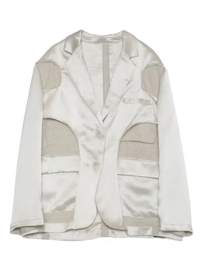 Muller Of Yoshiokubo Panelled-design Jacket In Neutral