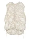 Muller Of Yoshiokubo Quilted Drawstring Vest In Neutral