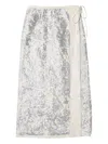 Muller Of Yoshiokubo Sequin-embellished Wrap Skirt In White
