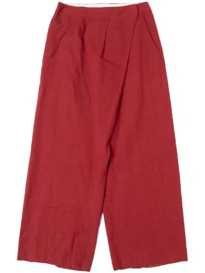Muller Of Yoshiokubo Straight-leg Trousers In Red