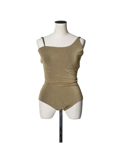Muller Of Yoshiokubo Terra Asymmetric Swimsuit In Green