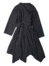 Muller Of Yoshiokubo Tie-detailing Midi Dress In Blue