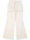 Muller Of Yoshiokubo Wide-leg Trousers In Neutrals