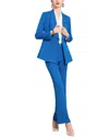 Multi Anette 2pc Blazer & Pant Set In Blue