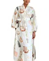 Multi Esea Linen-blend Midi Dress In White