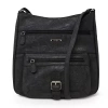 Multi Sac Flare Large Crossbody Bag In Black