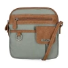 Multi Sac North/south Zip Around Crossbody Bag In Green