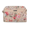 Multi Sac Windsor Floral Print Crossbody Bag In Red