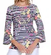 Multiples Thinking About You Top In Black Multi In Multi