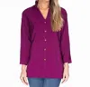 Multiples Alessia Top In Eggplant In Pink