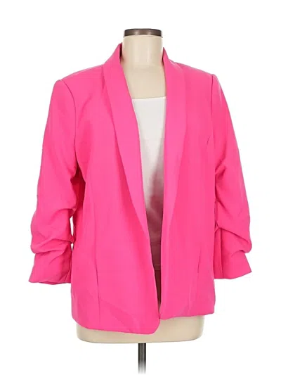 Pre-owned Multiples Blazer Jacket In Pink