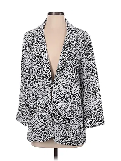 Pre-owned Multiples Blazer Jacket In Silver